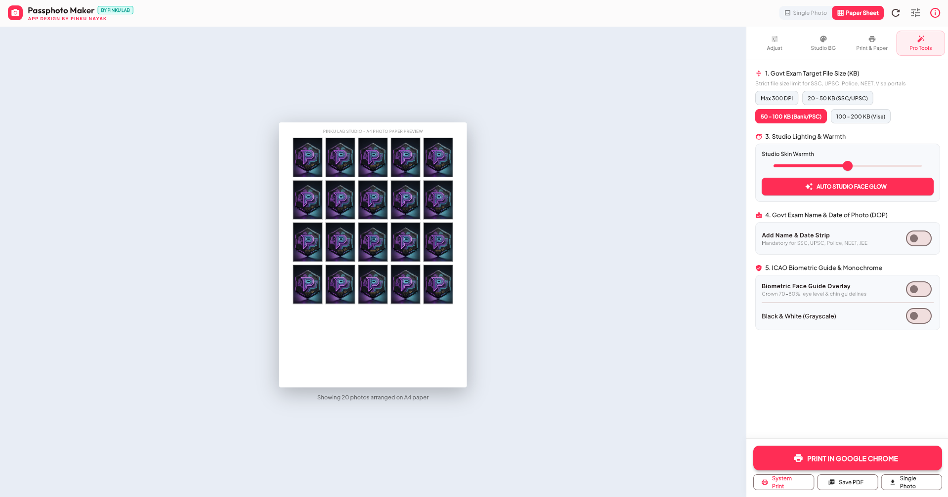 Passphoto Maker by Pinku Nayak